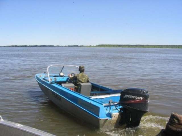 Лодка Казанка 5М4. Мотор 40 л.с