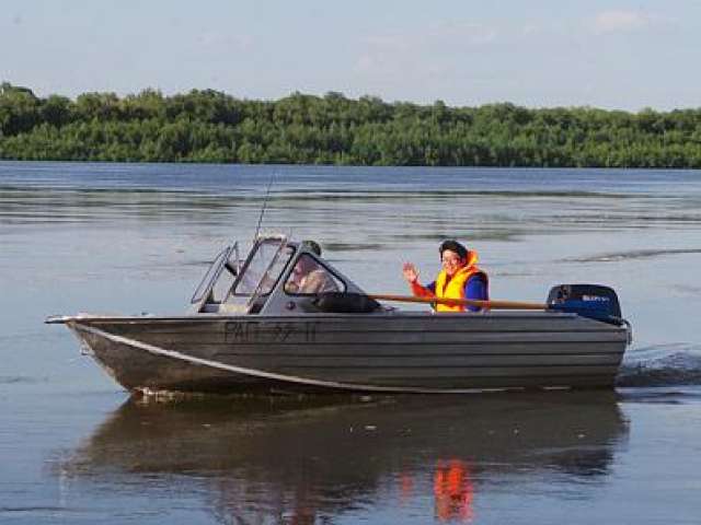 RusBoat-45 с мотором Suzuki 40 л.с.