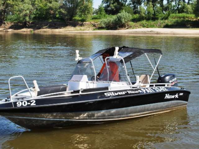 Катер Silver Hawk 520. Мотор 90 л.с